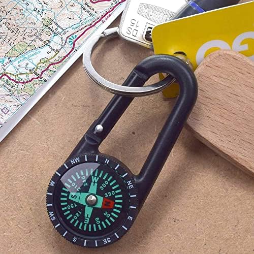 Azeeda 'Modelo Abstract' Compass Keyring