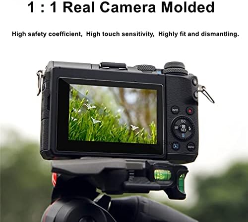 Fithom EOS R6 Protetor de tela é adequado para câmera de espelho de armação completa da Canon R6, dureza de 0,3 mm 9h, tampa de