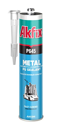 Akfix P645 Metal Roof Poliureretano Sealant- Construção e selador de costura automotiva para vidro, madeira, plástico e