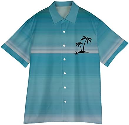 ZPERVOBA Mens impressa camisas havaianas