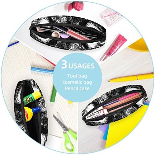 Tbouobt Makeup Bag Zipper Pouch Travel Organizador cosmético para mulheres e meninas, arte de pintura de arte