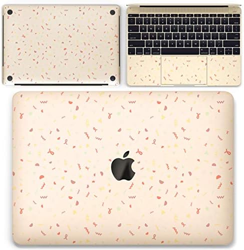 Vinil Clear Skin Compatível com MacBook Pro 13 2019 Pro 16 2020 Mac Air 13 2018 Retina 15 Air 11 Mac 12 Green Colorido Colorido Adesivo Figura Figura Imprimir Projeto de Abstração Geométrica FC217