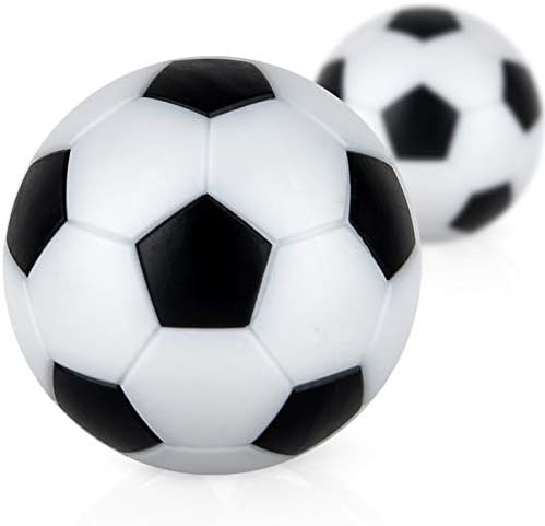 Cooperado 18 peças 32 mm Bolas de foosball Tabela de futebol de futebol bolas de substituição