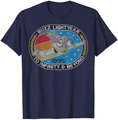Disney Pixar Toy Story Buzz LightYear To Infinity Badge T-Shirt