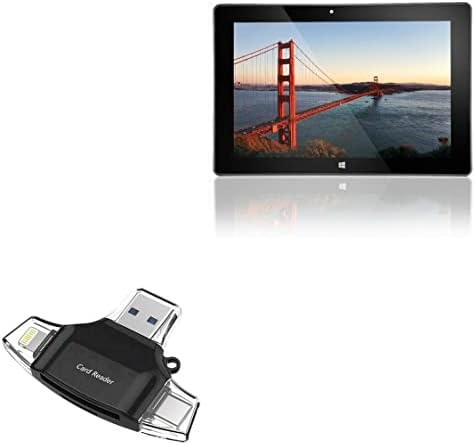 BOXWAVE SMART GADGET Compatível com Fusion5 FWIN232 PRO - AllReader SD Card Reader, MicroSD Card Reader SD Compact USB