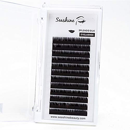 Seashine Factory Individual Volume Extensão de Cílios Madeireiro Preço de Fábrica 0,07 Espessura L Curl 8-15mm Single & Mix Comprimento