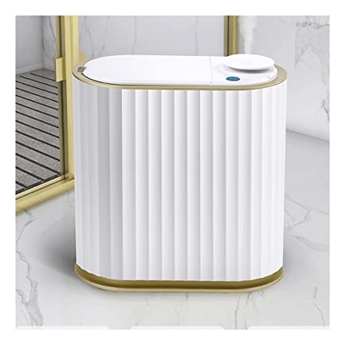 Zhaoleei Smart Sensor Lixo pode domesticar lixo eletrônico automático lixo de cozinha lata banheiro haior impermeável balde de armazenamento