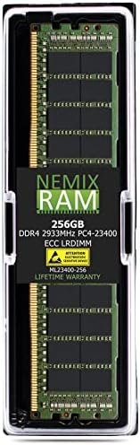 NEMIX RAM 256GB DDR4-2933 PC4-23400 Substituição para Cisco UCS-ML-256G8RT-H