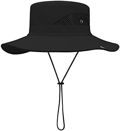 2023 Chapéus para homens, Chapéus solar de proteção UV para homens, chapéu de pesca solar chapéu rápido de chapéu ao ar livre, impermeável, à prova d'água,