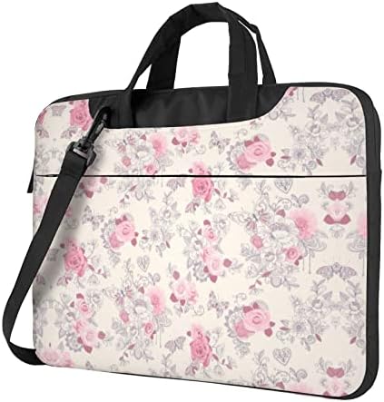 Belo saco de laptop de ombro portátil de flor por portátil belo saco/trabalho de computador com alça superior
