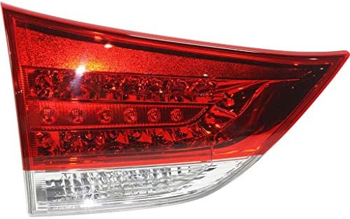 Para Toyota Sienna traseira da luz traseira interna 2011 2012 2013 2014 Lado do passageiro com base de lâmpadas | le | xle | CAPA limitada certificada TO2803110 | 81580-08011