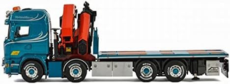 WSI para Scania Streamline Highline 8x2 Eixo de tag Palfinger 15000.2 caminhão para Ba Persons Kranbilar 1/50 Modelo
