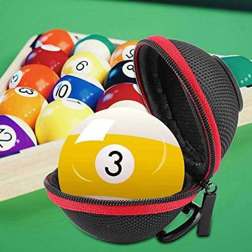 Caixa de bola de sugestão de Tyenaza, bolsa de bola de sugestão para prender bolas de bilheteria de bolas de bilhar com estojo