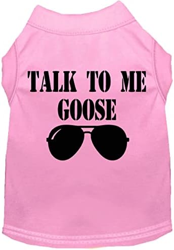 Mirage Pet Product Fale With Me Goose Self Print Dog Camise
