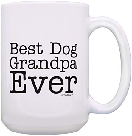 This roupas amante de cães presente melhor cachorro avô de todos