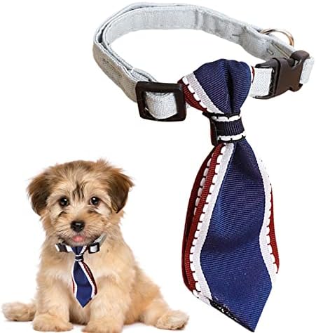 Gravatas elásticas para cachorros de cachorro ajustáveis ​​com cães com acessórios de animais de estimação de sino, gola de cachorro