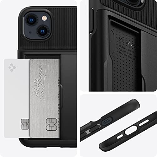 Armadura Spigen Slim CS projetada para iPhone 13 Case - Black