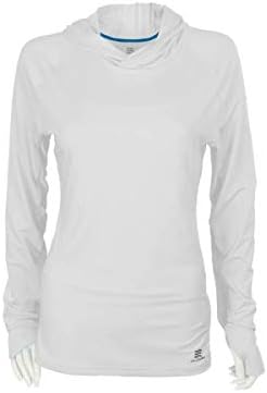 Capuz de resfriamento feminino de Fieldsheer, manga longa UPF 50+ camisa leve com capuz
