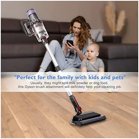 A fixação de esfregaço Einuz compatível com Dyson V7 V8 V10 V11 V15 Vacuum Cleaner Imaculate Brush Acessório com tanques