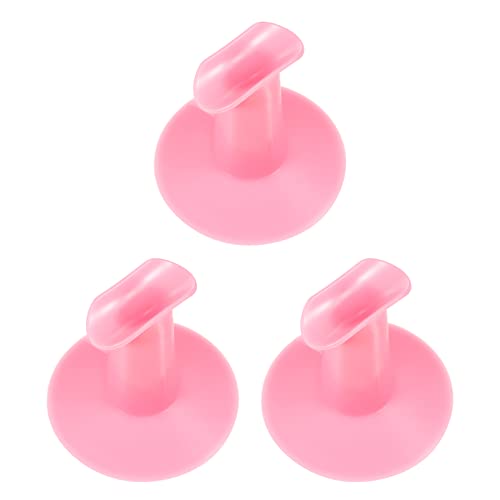 Suprimento de unhas coheali suportes unhas de unhas dedo suporte de dedo 3pcs dedo stands de dedo plástico design de unha design de pintura suportes de dedos aeronaves de unhas suportes unhas stand stand unhas unhas