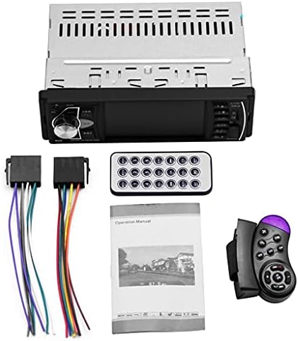 Hnkdd Carro Universal MP5 Jogador 1 DIN 4,1 polegadas FM Rádio estéreo de áudio Din Din Wheel Control Auto Multimedias player