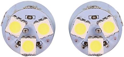 Lâmpadas de freio de 2pcs, Ba15s brancos R5W 1156 5050 8SMD Luzes de freio de carro LED lâmpadas