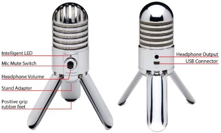 Microfone de condensador de estúdio USB de meteoros de meteor