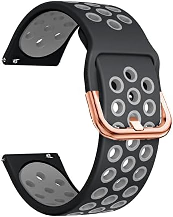Iotup Sports Strap 20mm para Galaxy Watch 4 44 40mm/watch4 Classic 46 42mm Substituição de banda Silicone Active