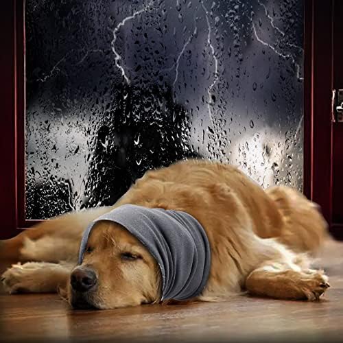 Cachorro soneado para cachorro pescoço mais quente cachorros ajustáveis ​​pescoço, cinza)