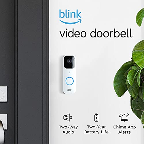 Blink Video Doorbell + Mini Câmera com Módulo de Sincronização 2 | Alertas de áudio, vídeo HD, movimento e carrilhão de bidirecional