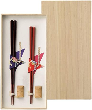 Aito Seisakusho 104505 Costas de casais Hezaemon, pauzinhos octogonais, feitos no Japão, presente