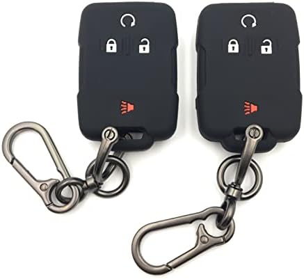 Protetor de silicone Smart Remote Key FOB CASE TAPE COMPATÍVEL COM Chevy Chevrolet Colorado Silverado Silverado Suburbano