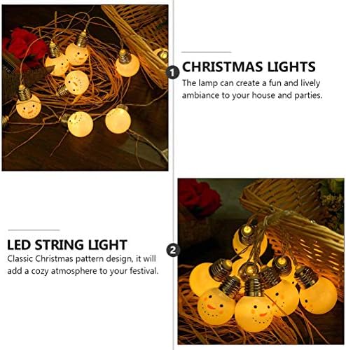 1pc Christmas String Light Decorative Party Light Light Light Christmas Christmas Decorações de Natal