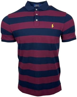 Polo Ralph Lauren Mens Classic Fit Listed Cotton Mesh Polo