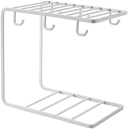 Doitool Tea Cup Holder Display Stand Iron Art Cup Holder Cup Copo Organizador do rack de rack Rack Stand Hanger Rack