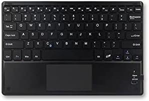 Teclado de onda de caixa compatível com chuwi hi10 tablet - teclado Bluetooth Slimkeys com trackpad, teclado portátil com trackpad para chuwi hi10 tablet - jato preto