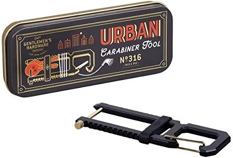 Hardware dos cavalheiros Tecla durável e fones de ouvido Urban Carabiner