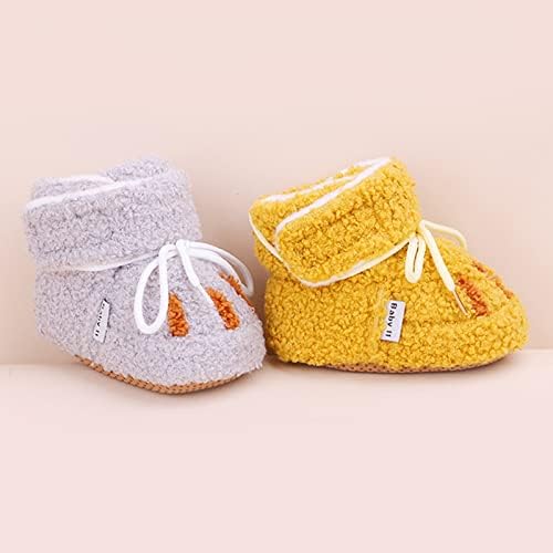 Sapatos de bebê botas de criança sapatos de criança macia para criança, além de veludo de espessura, sapatos de