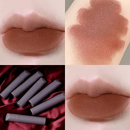 Lip Gloss Flavo Girl Glazes Branqueamento no outono e inverno Mattes Lip Mud 0,07 oz para todos os tipos de pele Pacote