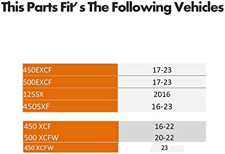 A alavanca de mudança de alavanca de câmbio da engrenagem de cicatrizes é compatível com KTM SXF Excf XCF XCFW 450 500 17-23