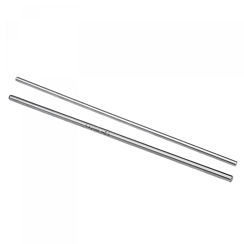 haste de aço redonda UXCELL, 5 mm, 4 mm de altura de aço da barra de estoque de barra de aço de 100 mm de comprimento,