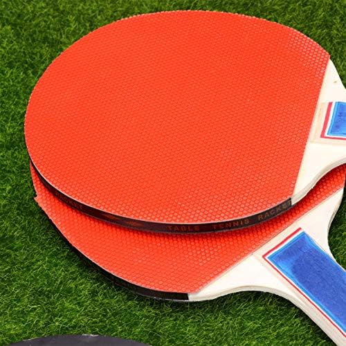 Treinador de tênis de mesa Besportble Conjunto de tênis portátil de mesa portátil com 2 raquete 2 bola de prática para adultos