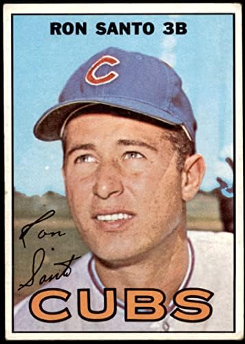 1967 Topps 70 Ron Santo Chicago Cubs VG+ Cubs