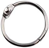 Pulabo Scrapbooking Binder Binder Metal Metal A anéis de folhas soltas Livro Anéis -chave Anéis de corrente 20 peças Superior