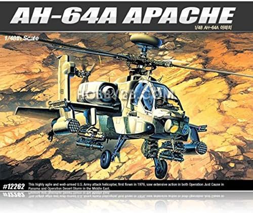 Academia # 12262 1/48 AH-64A [MSIP] kit de modelo de plástico # 12262