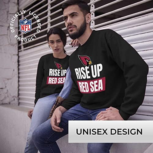 Sorto da tripulação do slogan da NFL, vestuário de slogan oficial, pullover de lã de lã para homens e mulheres