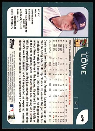 2001 Topps 24 Derek Lowe Boston Red Sox NM/MT Red Sox