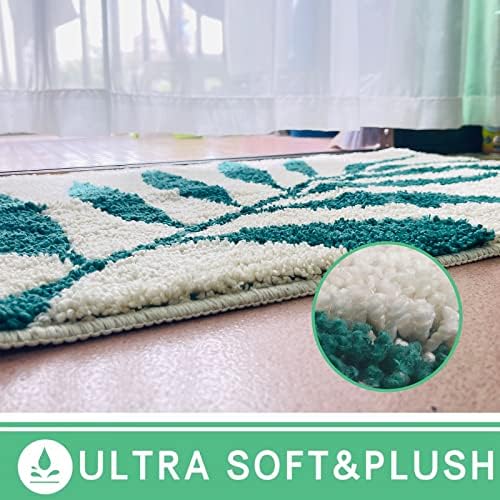 Xdalula lavável Microfiber banheiro tapetes tapetes - Não deslize o tapete de banho inferior de látex macio e absorvente tapete