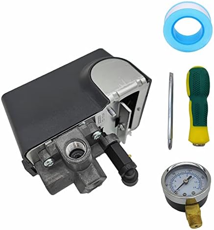 Yomoly 034-0228 Chave de pressão compatível com PowerMate/Craftsman Compressor de ar 120-150 psi com kits de ferramentas