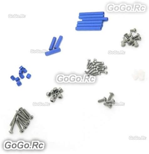 Parafusos de hardware de quadro gogorc peças postais para erax 250mm mini quadcopter azul eq25002bu